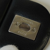 CHANEL シャネル マトラッセ ラムスキン シングルフラップ ダブルチェーン ショルダーバッグ マルチカラー シルバー金具 23番台