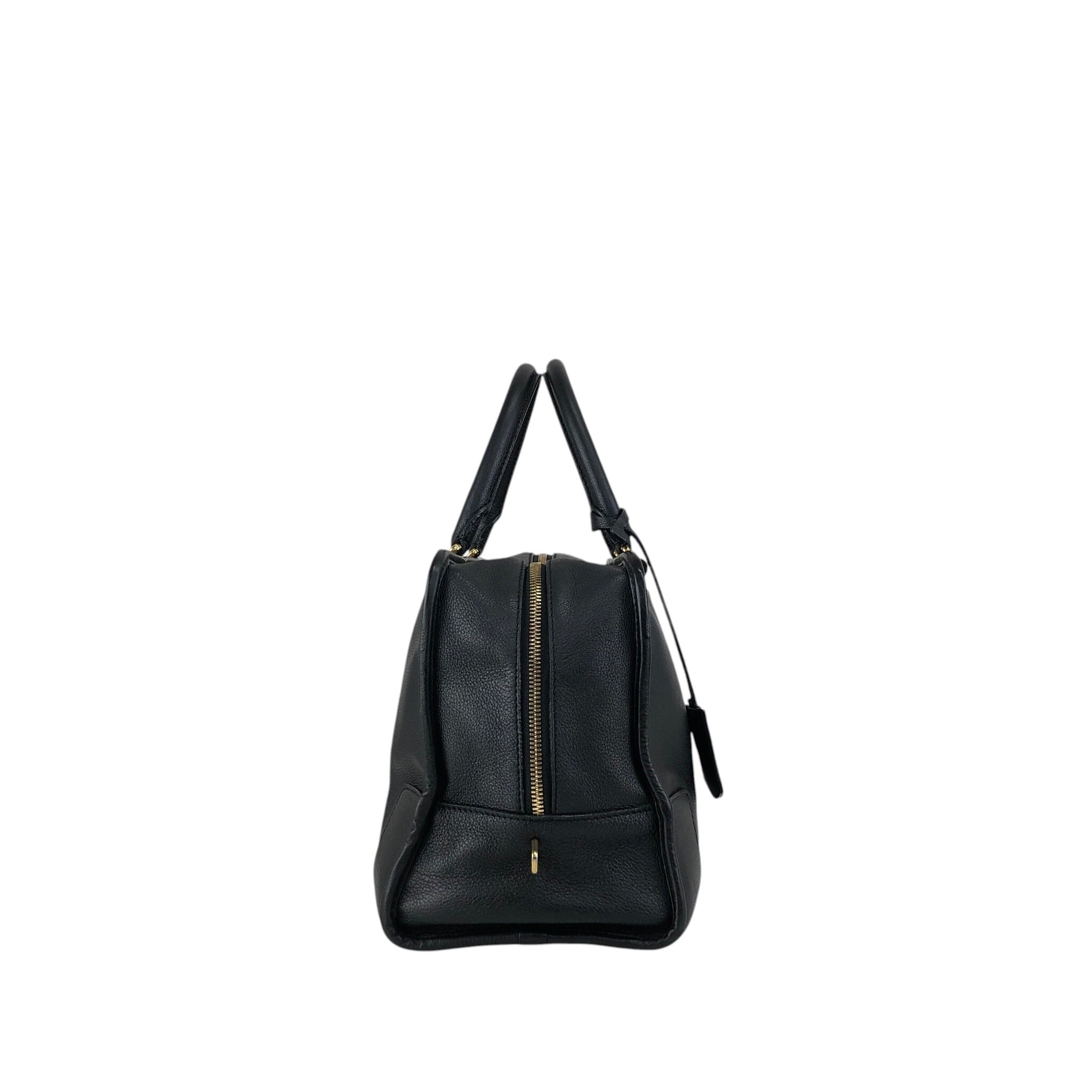 LOEWE ロエベ ハンドバッグ ブラック アナグラム レザー アマソナ ミニ