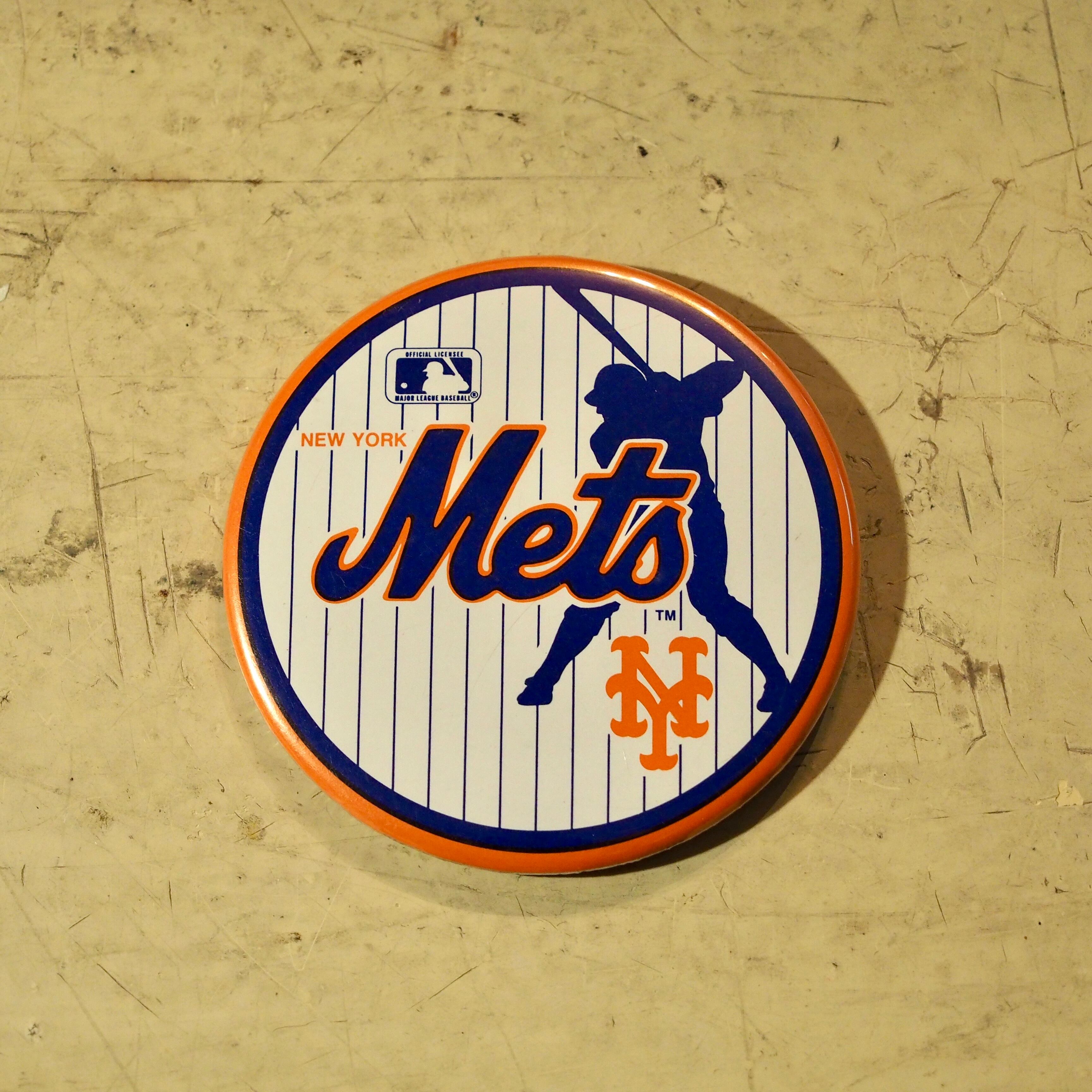 80’s New York Mets Pinback buttons NYM USA製 ニューヨークメッツ 缶バッジ