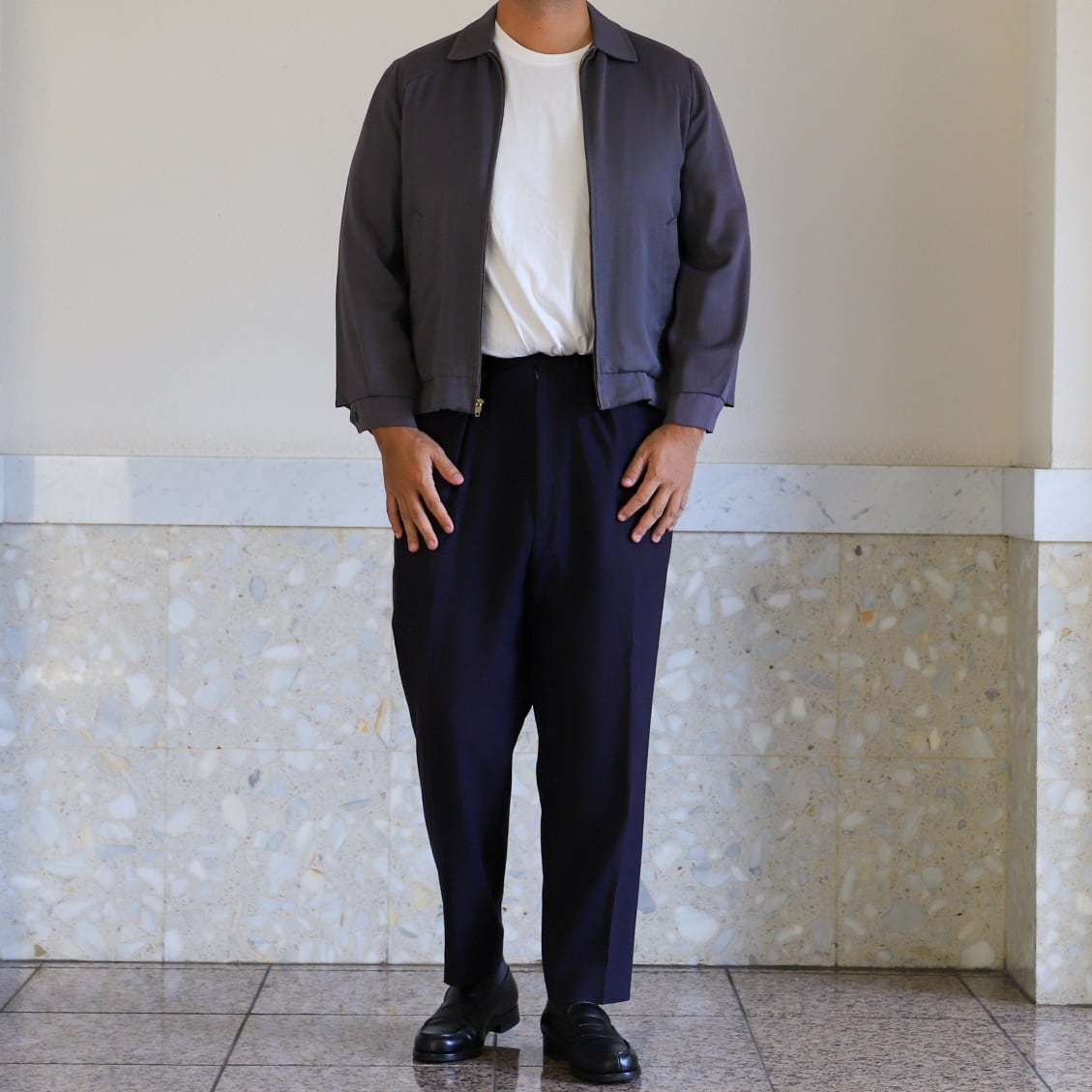 極美品】50s Vintage Special rayon jacket swing top blouson made in