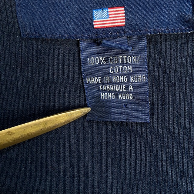 90s POLOSPORT ラルフローレン コットンジップパーカー 香港製 L