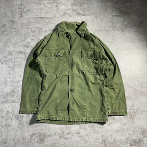 60s アメリカ軍 実物 ユーティリティシャツOG107 1st / 身幅50 着丈68cm