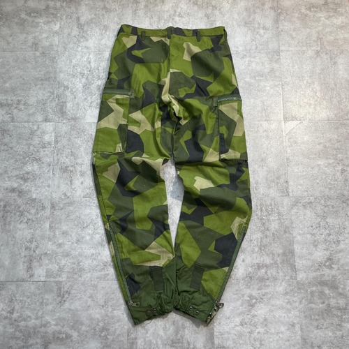 90s スウェーデン軍 実物 M90 スカンジナビア迷彩 フィールドパンツ 190/85 w34 詳細写真12