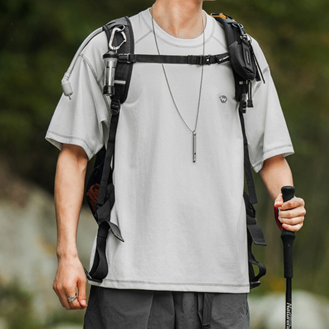 日差しガードクルーネックTシャツ A18866