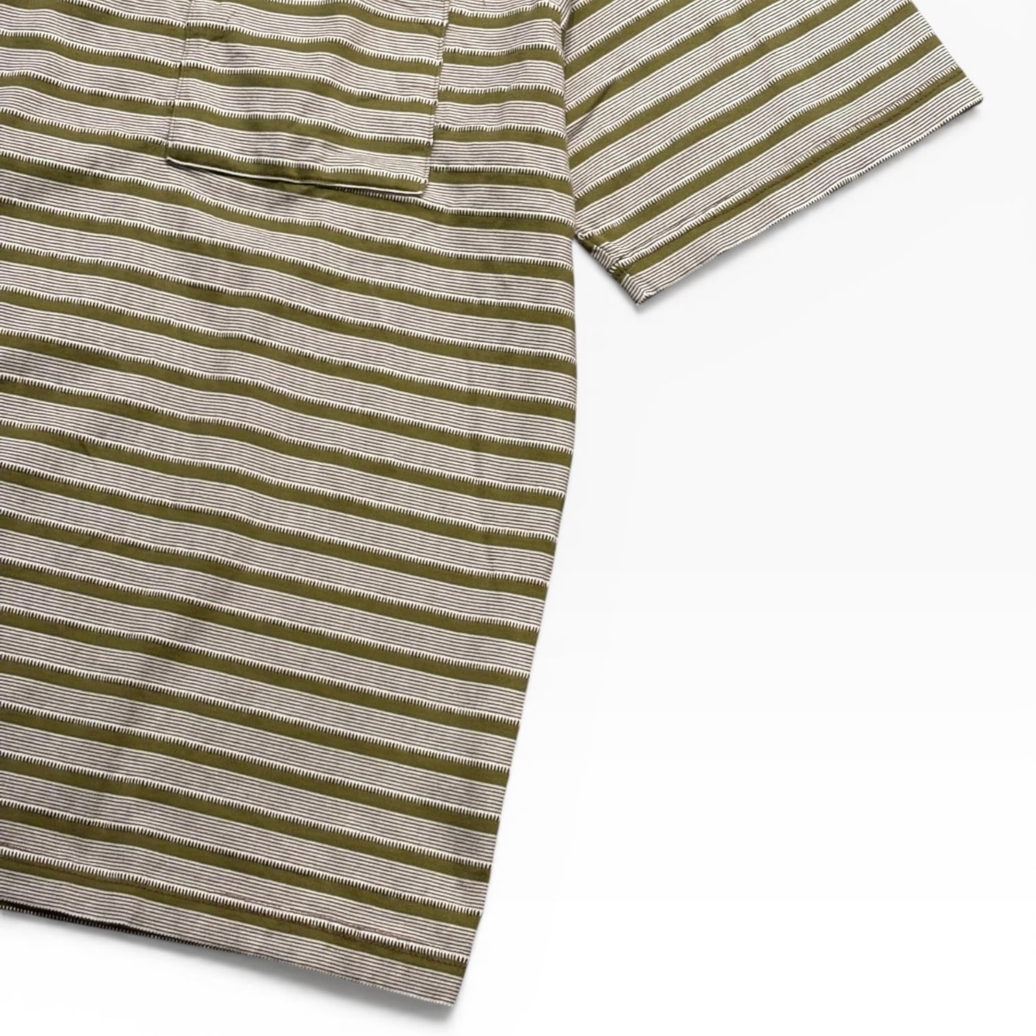NOROLL UNEVENNESS S/S TEE GREEN ORANGE / ノーロール Tシャツ