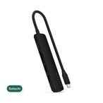 Satechi 6-in1 USB-C スリムマルチポートアダプター ブラック