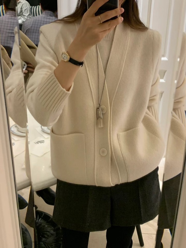 (OUNCE) jane wool round  knit / 4color