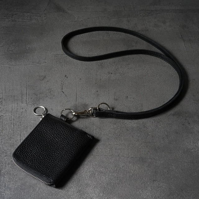 L zip wallet with ring