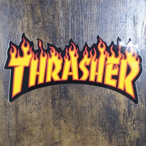 【ST-1100】Thrasher Magazine skateboard sticker スラッシャー スケートボード ステッカー