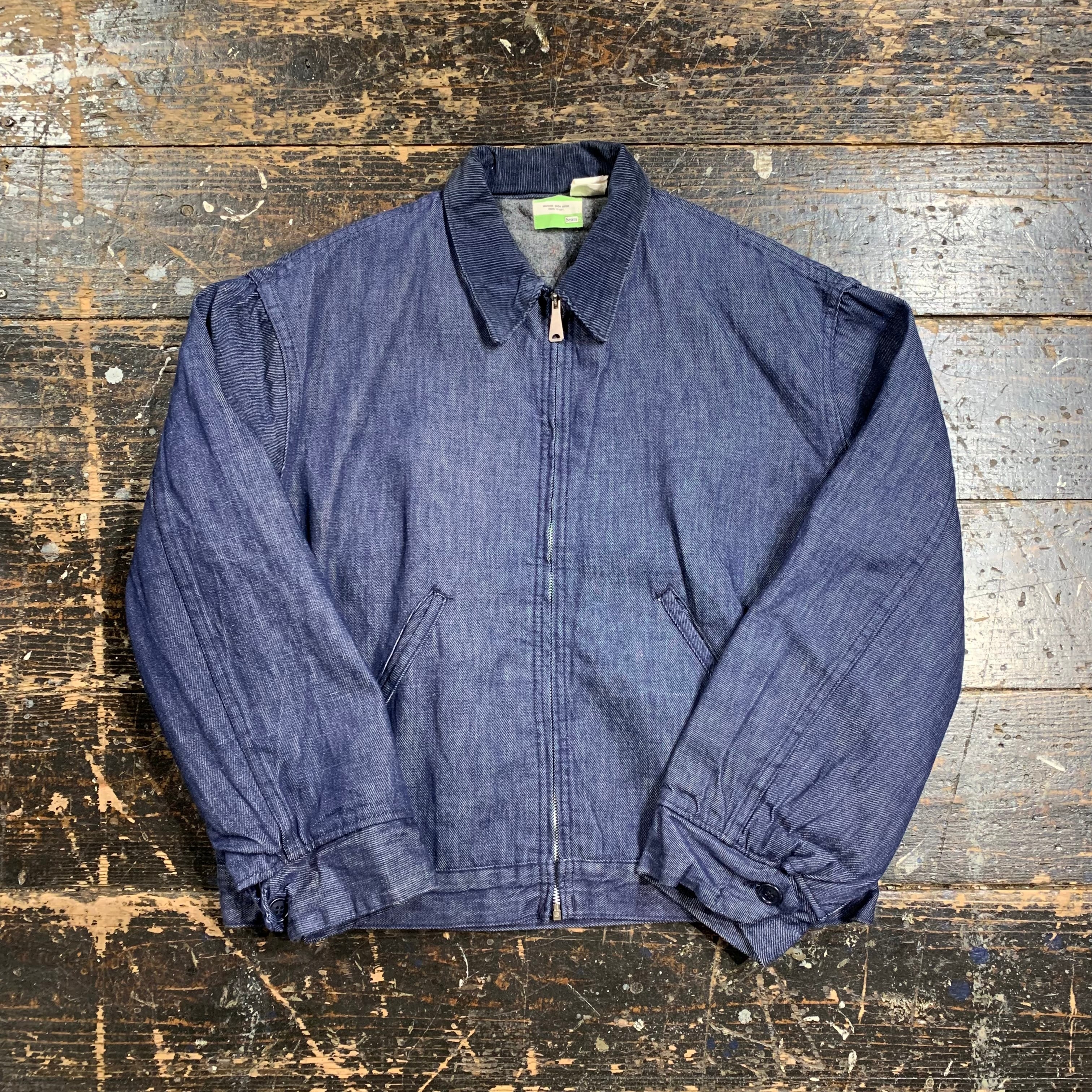 1970s SEARS denim work jacket 1970年代 シアーズ デニム ワークジャケット ブランケット付 濃紺  デッドストックビンテージ ヴィンテージ vintage