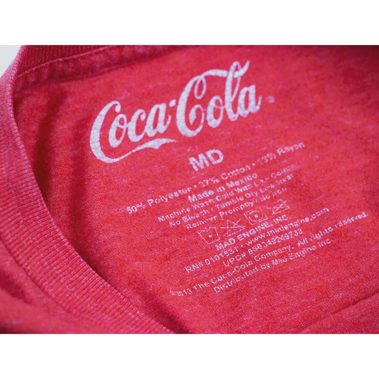 キス ×コカコーラ  ICE COLD VINTAGE TEE ヴィンテージ加工Tシャツ メンズ M