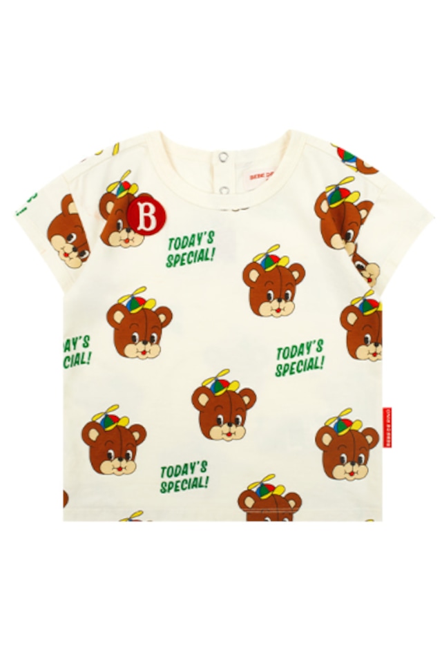 [BEBE DE PINO] All over cool bear baby short sleeve tee 正規品 韓国ブランド 韓国ファッション 韓国代行 韓国通販 ベベドピノ bebedepino 日本 店舗 韓国 子供服