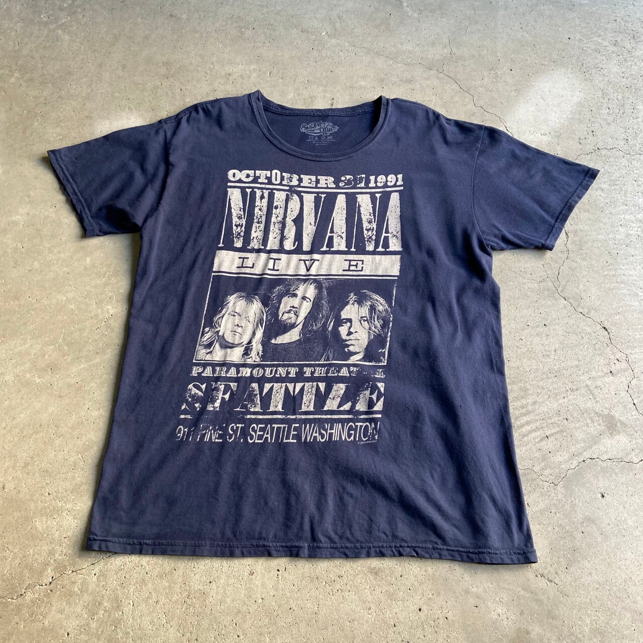 00年代 NIRVANA ニルヴァーナ LIVE バンドTシャツ プリントTシャツ 