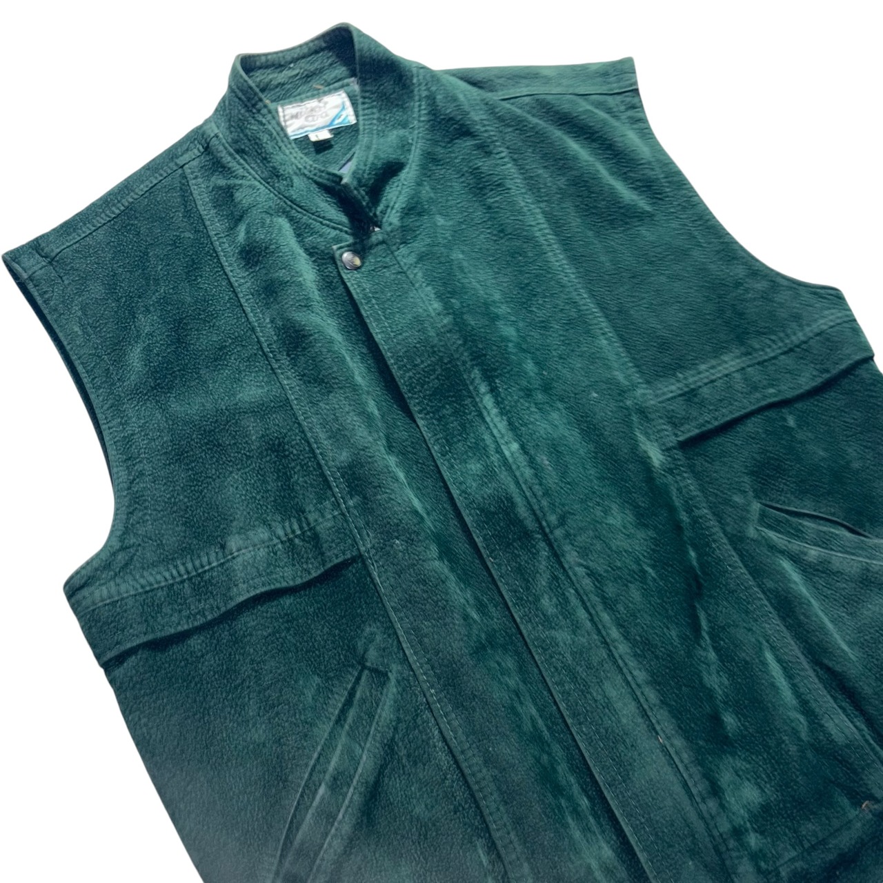 Made in Italy green pigskin vest