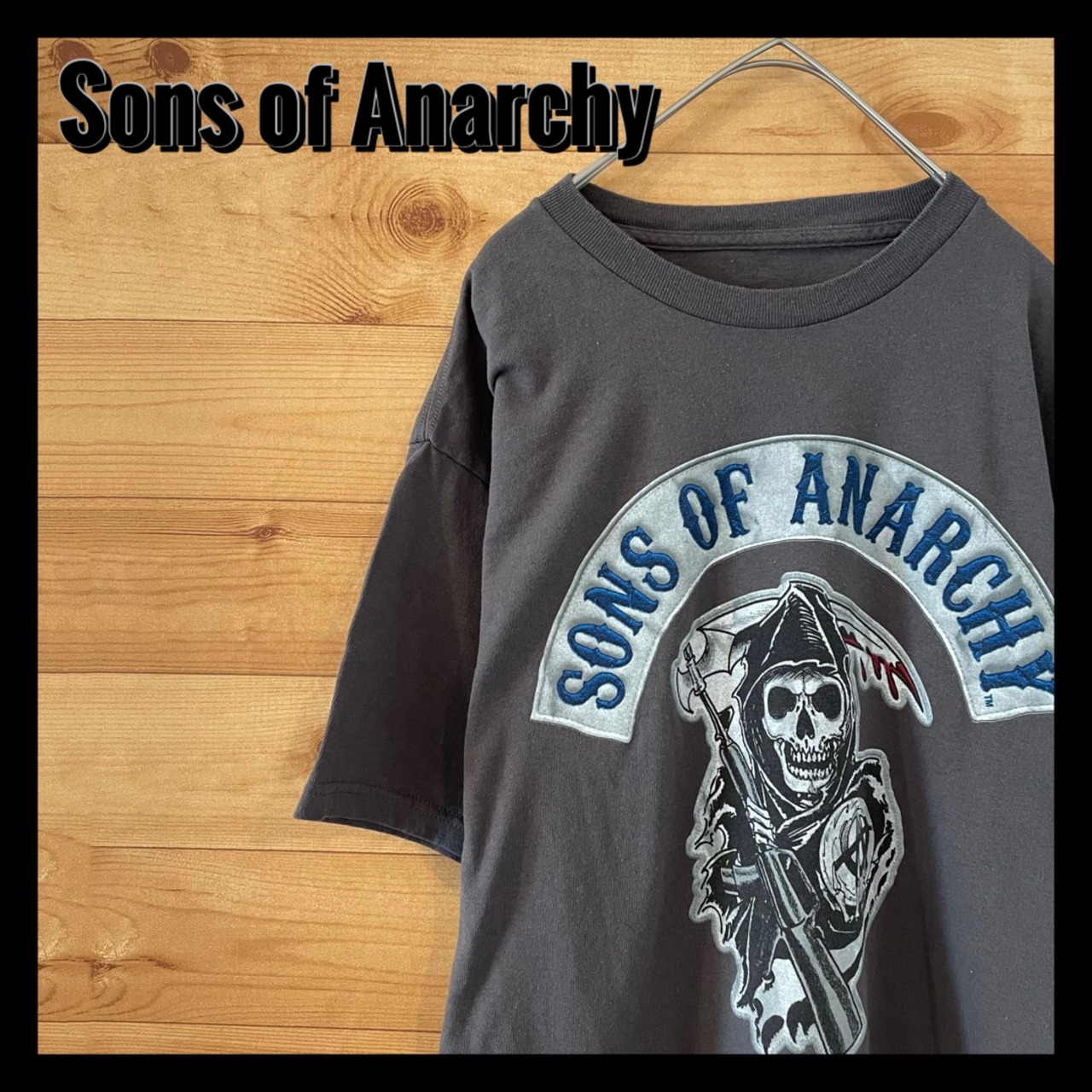 【アメリカ古着】 Sons of Anarchy 海外ドラマ スカル Tシャツ