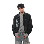 VINTAGE ストリート ウォッシュ加工 キャンバス ジャケット T1994