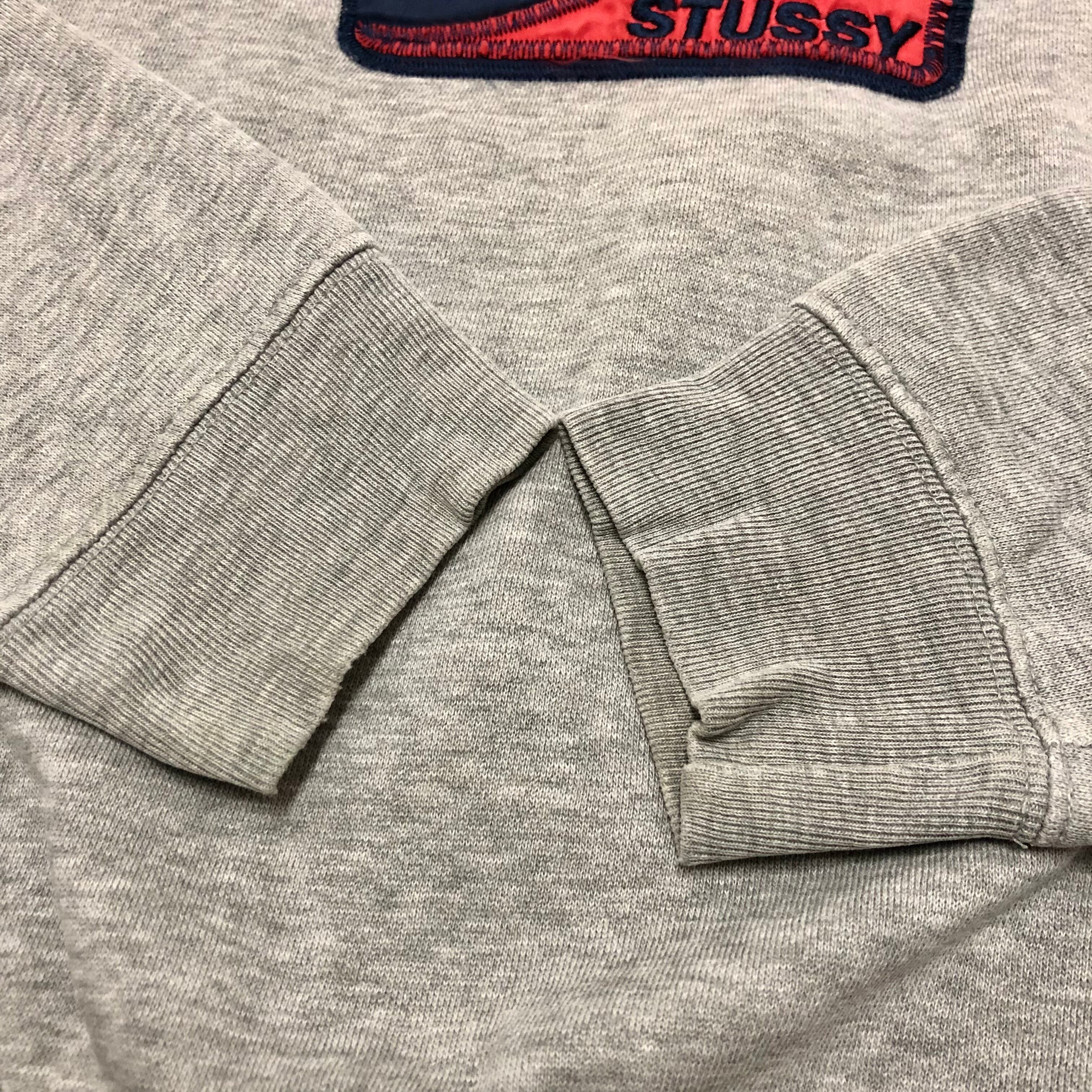 90~00s OLD STUSSY/Logo patch Sweat/紺タグ/China製/S 90~00s OLD STUSSY/Logo patch Sweat/紺タグ/China製/S