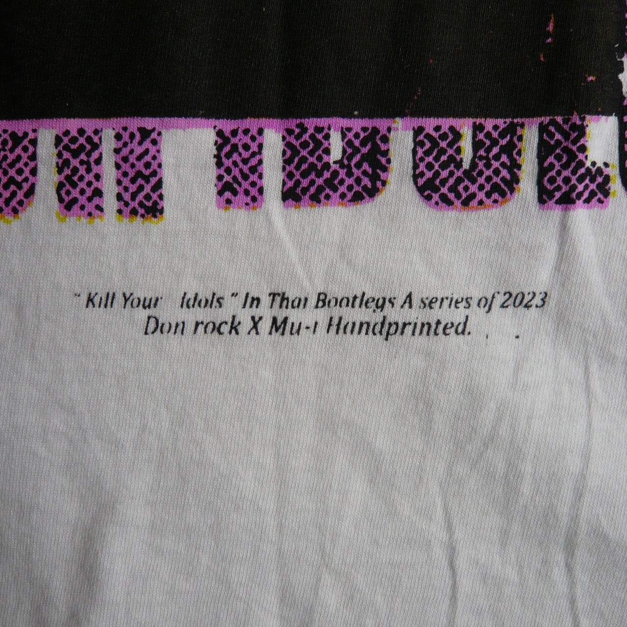 Don rock x Mu-I Kill Your Idols 2023 SS T-SHIRTS