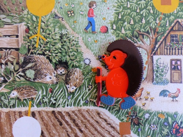 はりねずみのブローチ