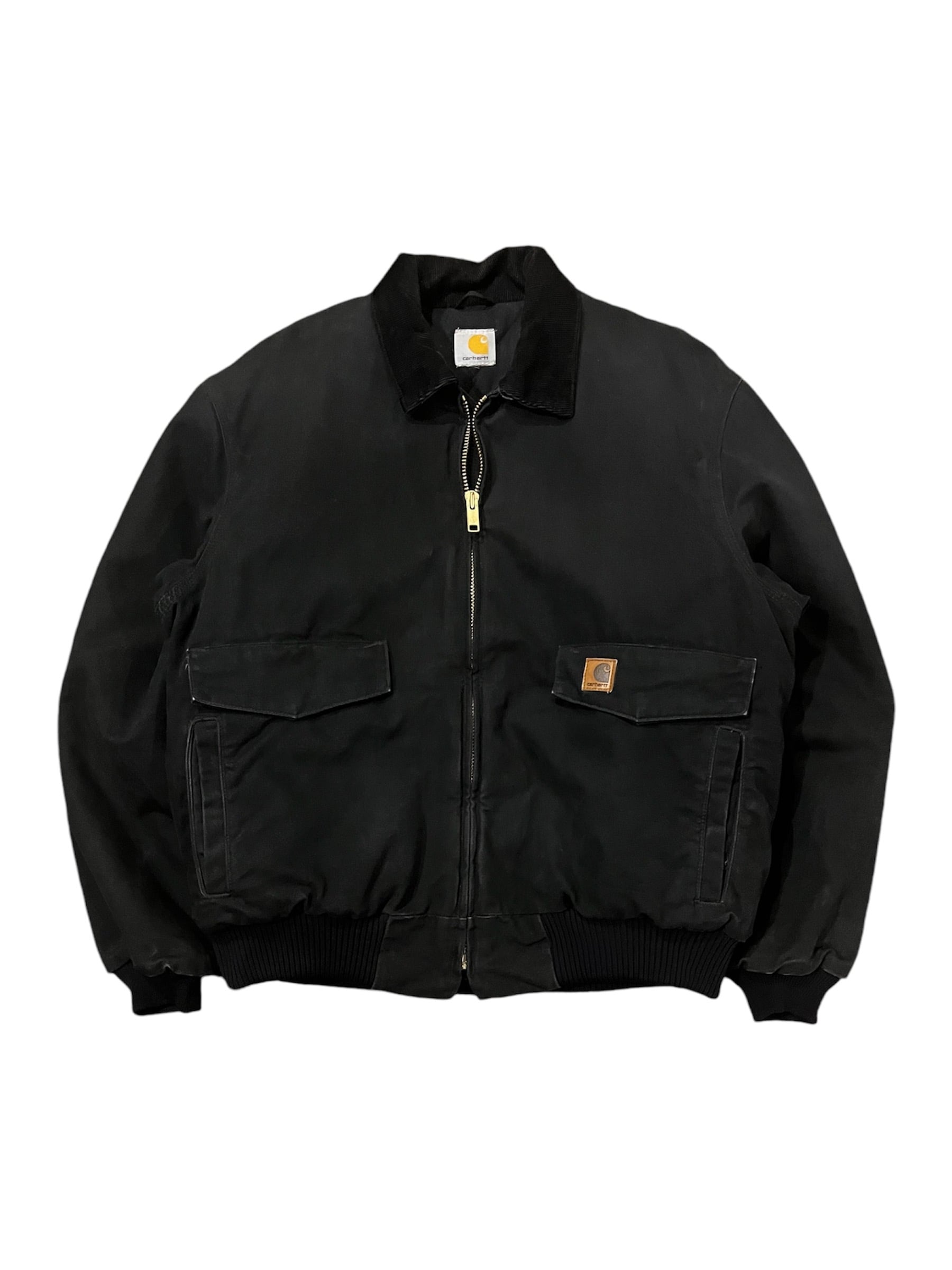 Carhartt J165 Duck Bomber Jacket Black カーハート レアモデル J165 