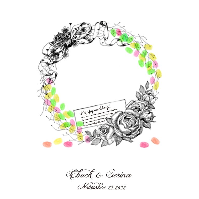 Marca ウェルカムボード Sサイズ-WREATH OF LOVE | MARCA WEDDING