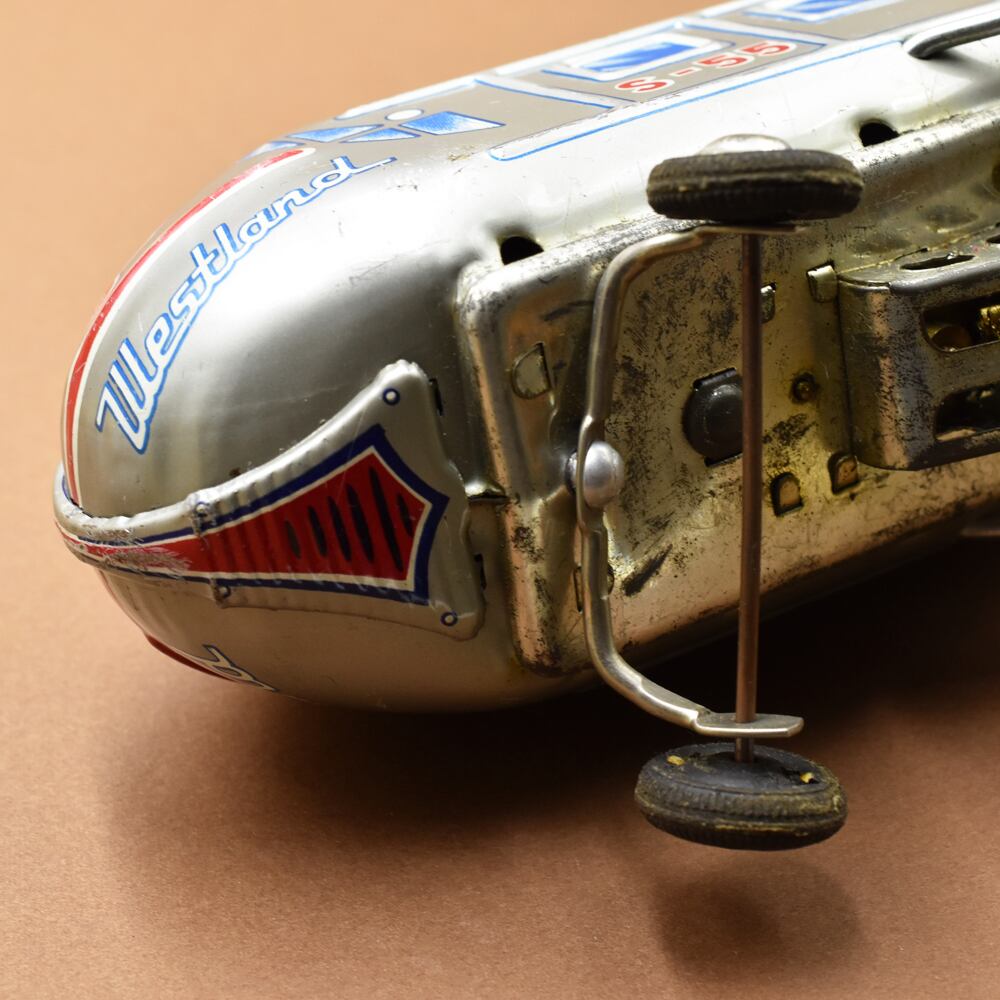 ヘリコプター　ブリキ ブリキのおもちゃ ヘリコプター（シコルスキーS-55）【商品番号