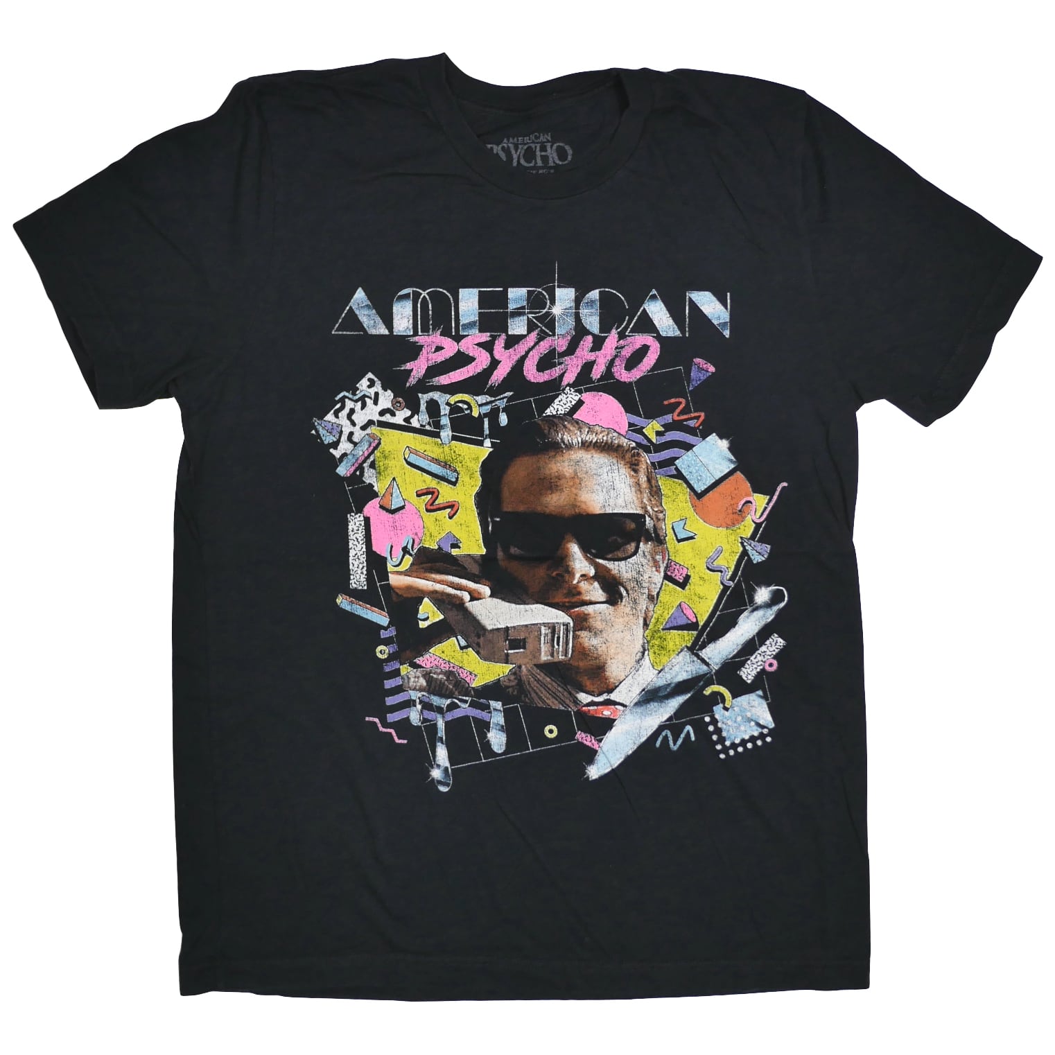 USED【L】Movie American Psycho Tee / I LOVE THE 80'S