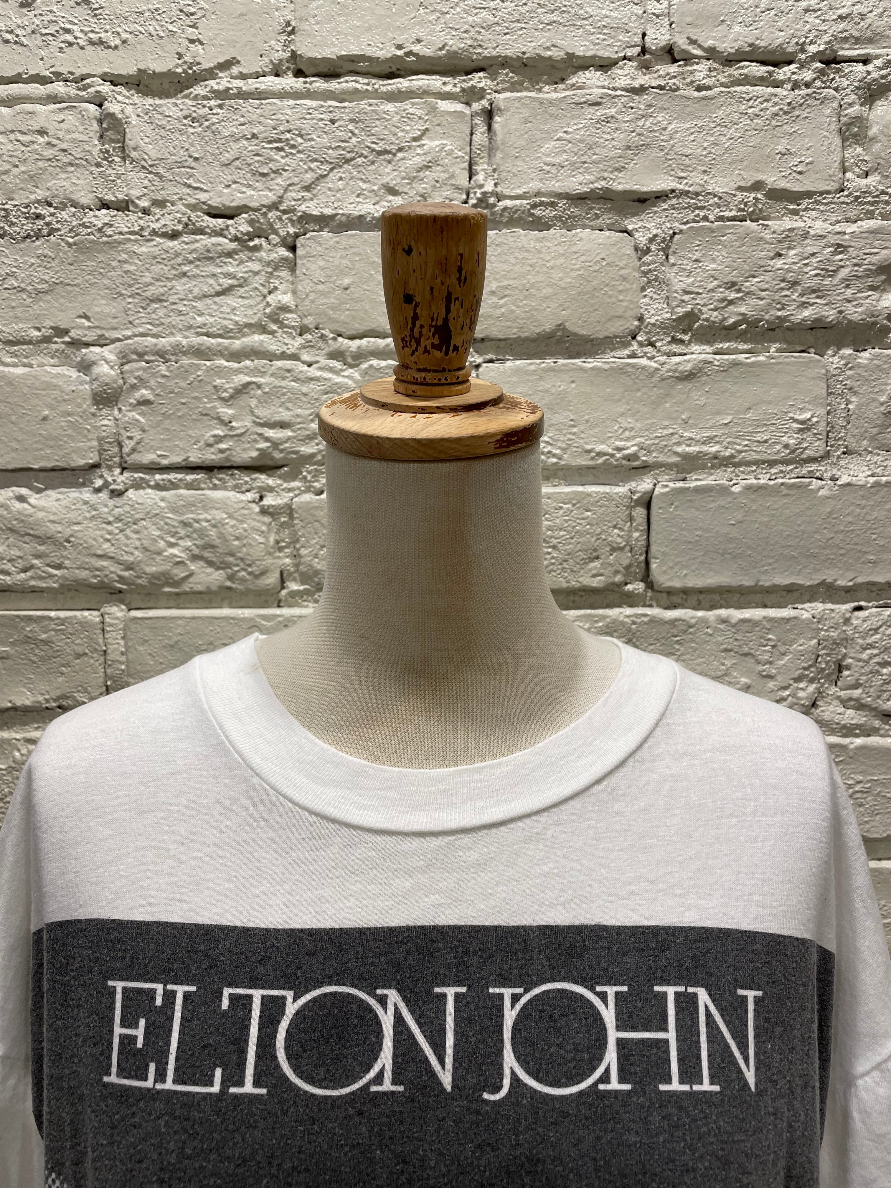 80年代 ELTON JOHN ワールドツアープリントTシャツ エルトン ジョン | Used & Vintage Clothing  『VALON』『Lanp』 powered by BASE