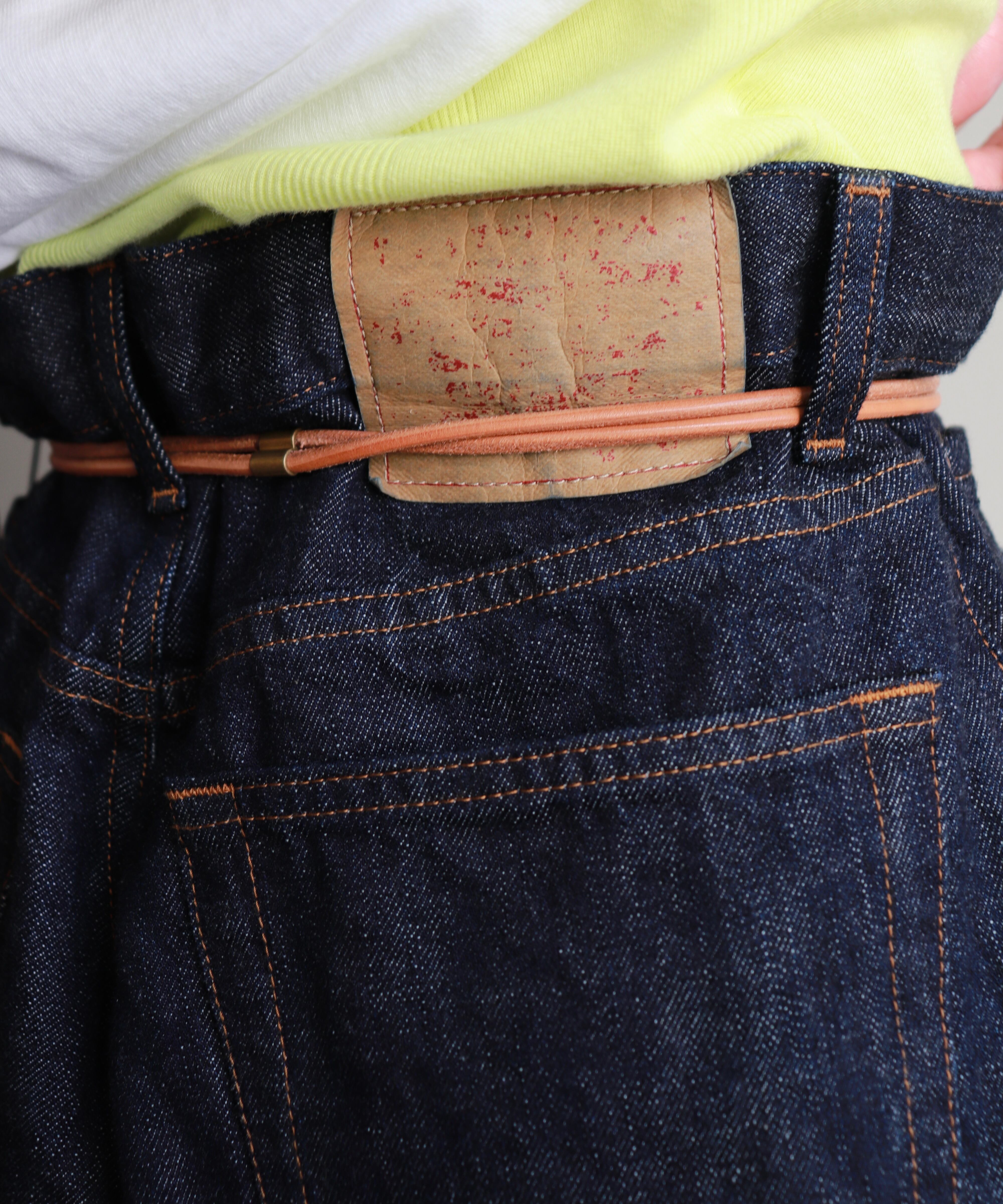 Unused UW1158 size 2ワイドデニムwide denim UNUSED/アンユーズド】13oz wide denim pants UW1158の通販