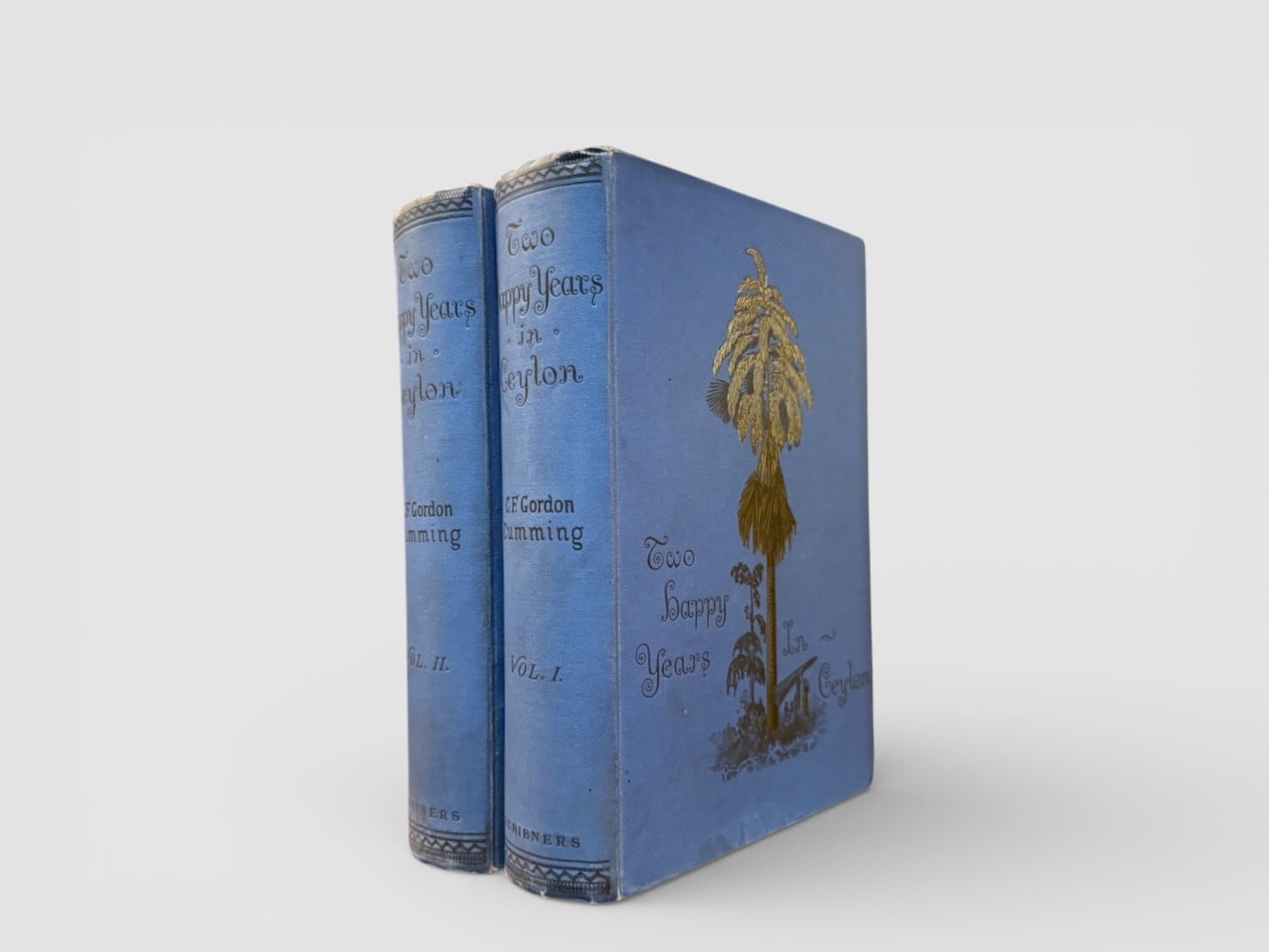 【SAA223】【FIRST AMERICAN EDTION】Two Happy Years in Ceylon, Complete set in 2 volumes.(1892) / C. F. Gordon Cumming