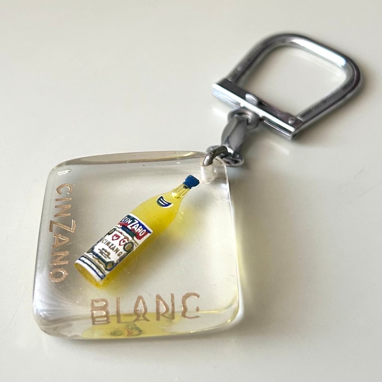 CINZANO BLANC お酒 ブルボンキーホルダー | ブルボン蚤の市 