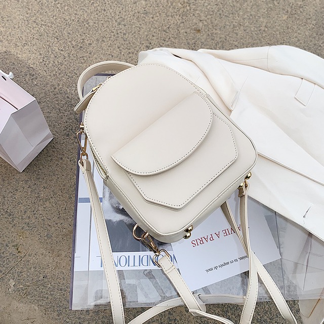 プレミアムテクスチャーレディーススモールバッグ2020新しいトレンディなファッションワイルドインシングルショルダーメッセンジャーバッグ多目的ダブルバックパック 手作りハンドバック54525924529