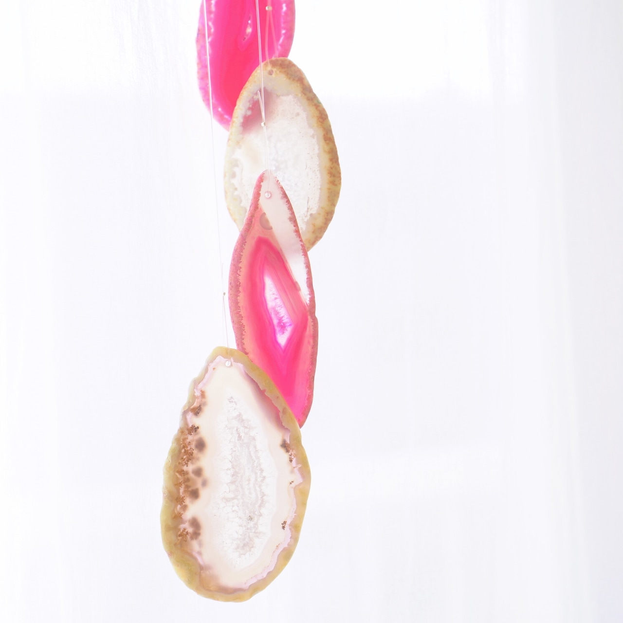 Cherry Blossom - アゲートヒーリングチャイム / Agate Sun Catcher Wind Chime 479