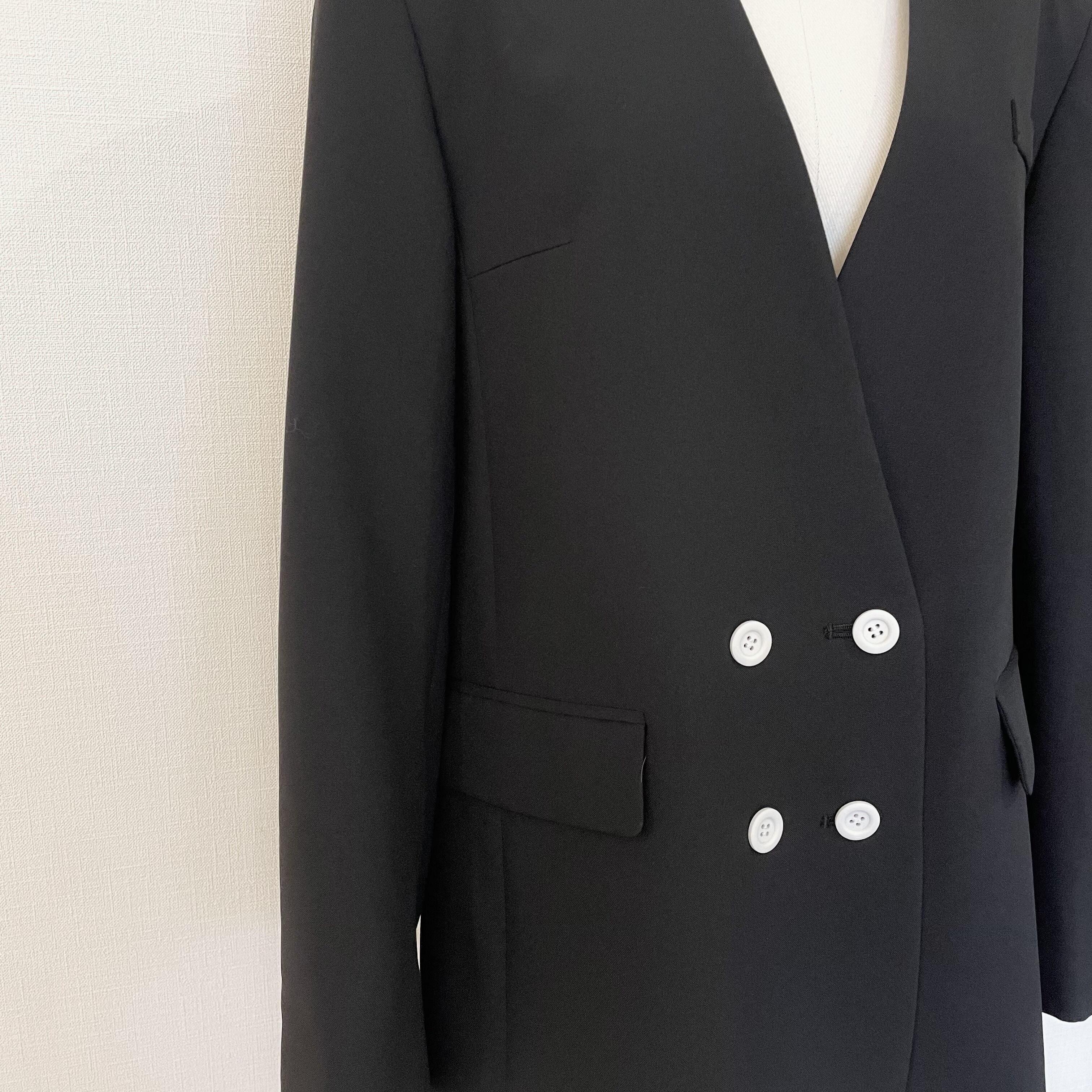 【新品未使用】cygne ロングジャケット Anais w　グレー　サイズ0 新品未使用】cygne ロングジャケット Anais w グレー サイズ0 ANY SIS