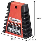 トネ(TONE) レンチホルダー BND72 レッド 7本