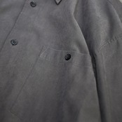 BRANDINI charcoal gray smooth cloth shirt