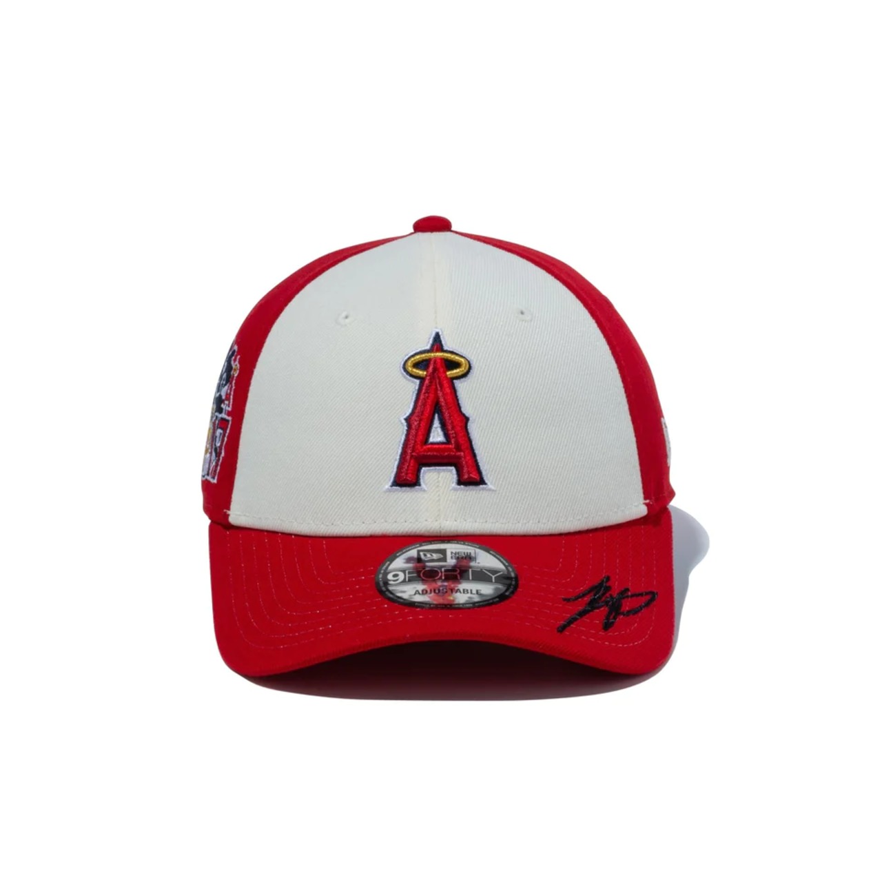 NEW ERA 9FORTY/940 Shohei Ohtani American League MVP & Home Runs Leaders ロサンゼルス・エンゼルス スカーレット / クロームホワイト 国内正規品