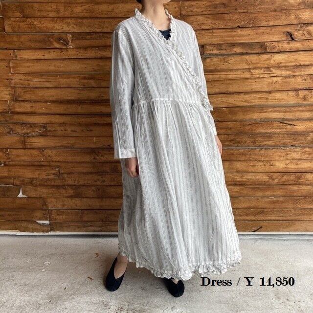 ICHI(イチ) フリルカシュクールワンピース【送料無料】【SALE】 | BON  