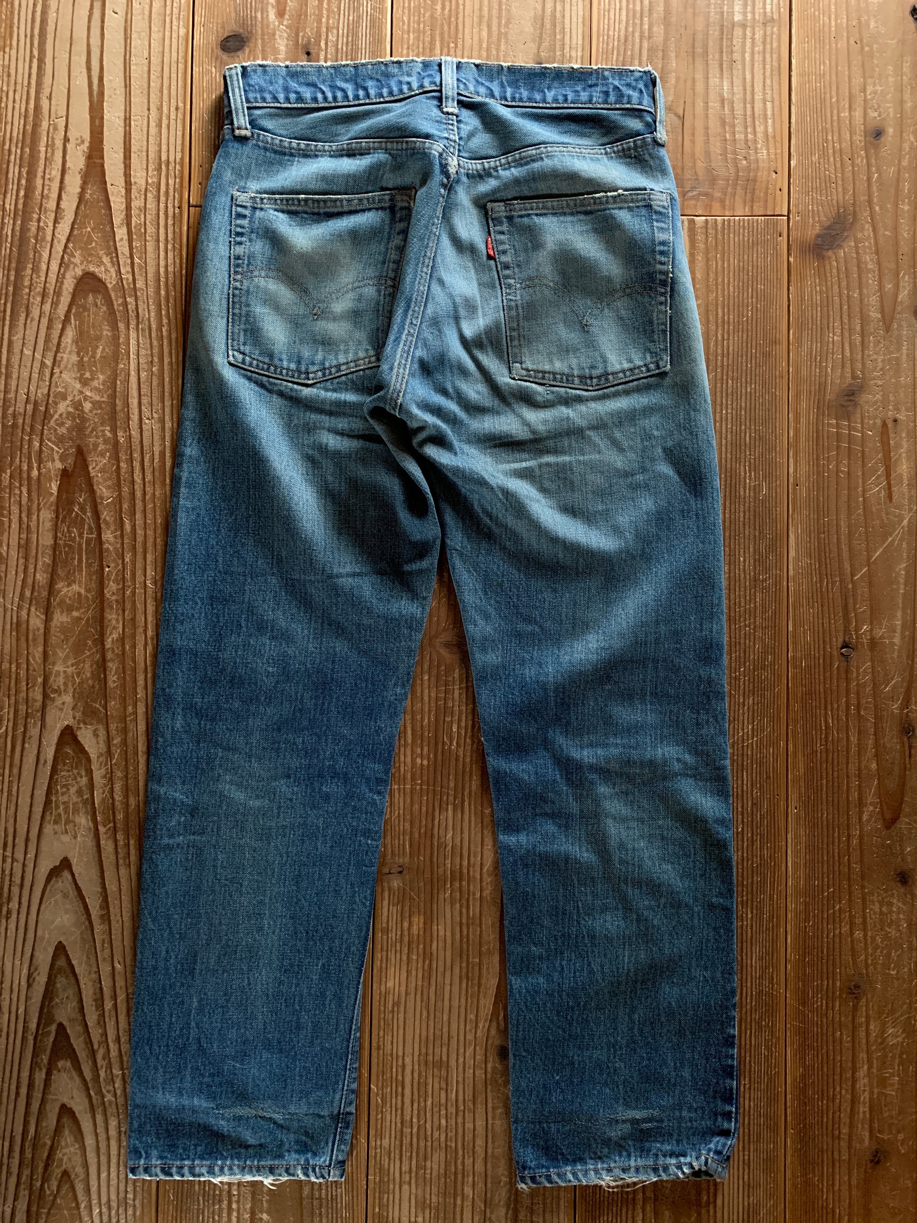 70's Levi's 505 シングル 良雰囲気 実寸(31x28位) 70's Levi's 505 シングル デニムパンツ 良雰囲気 実寸(31x28位