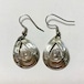 First Nations Hand Carved Sterling Pirced Earrings Made By Don Lancaster (Eagle Motif)