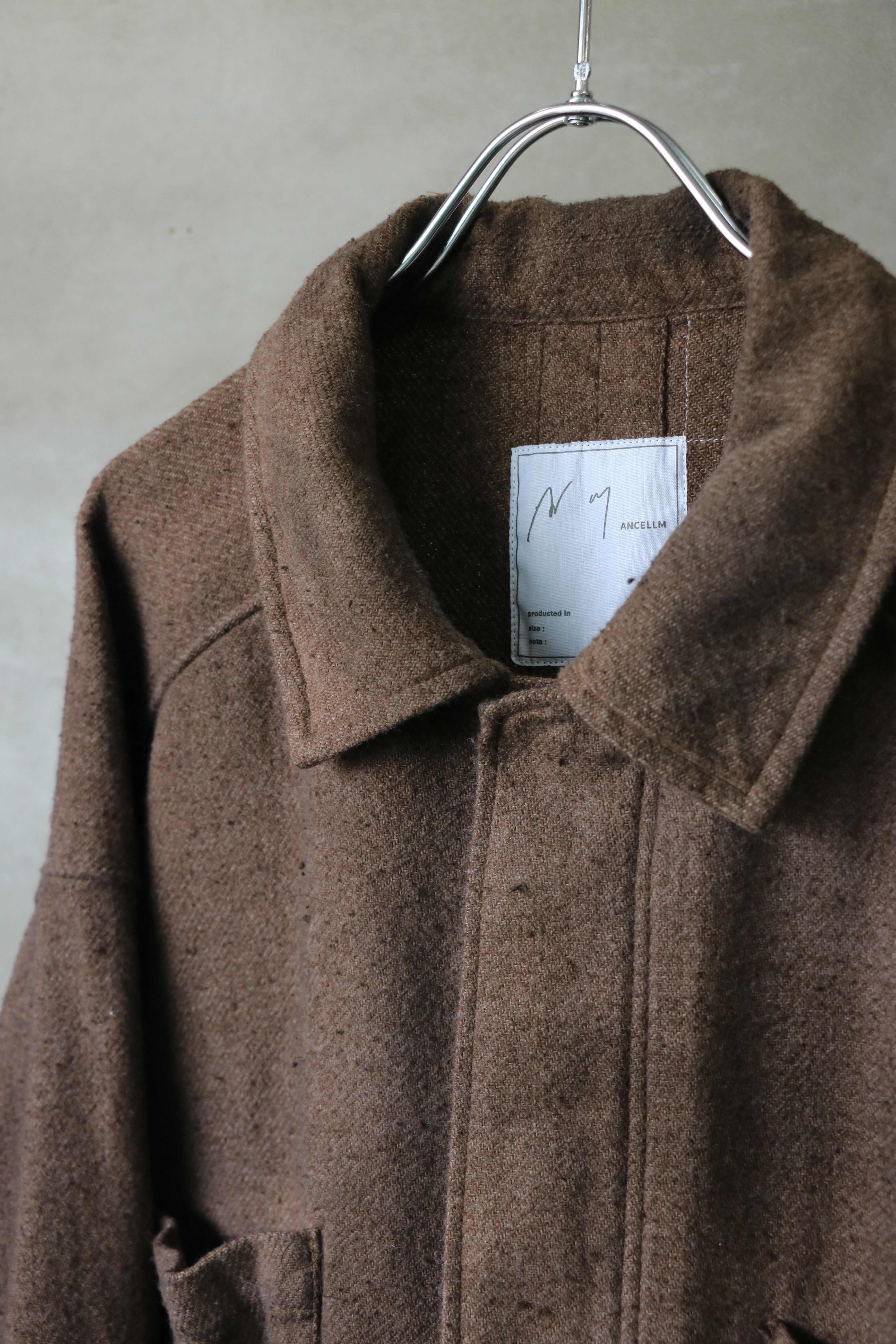 Ancellm / PILLING SHIRT JACKET / ANC-SH41 / アンセルム Ancellm / PILLING SHIRT JACKET / ANC-SH41 / アンセルム
