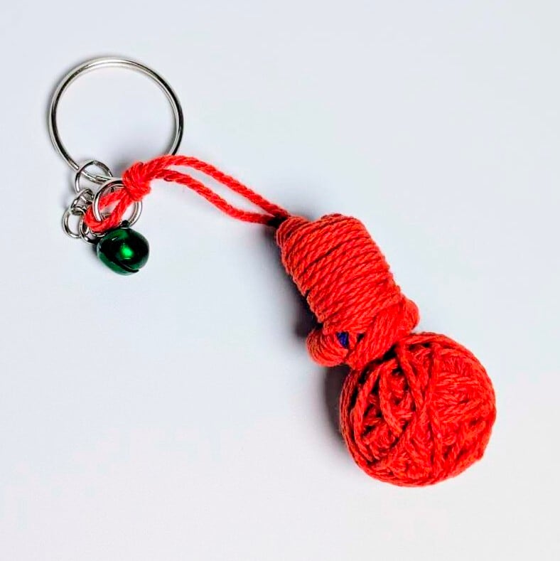 【 SpiderMan ( スパイダーマン )  】Ver.2 / Voodoo doll KeyHolder / ブードゥー人形 / 身代わり人形 /お守り人形  〚アメリカン雑貨 アメトイ〛
