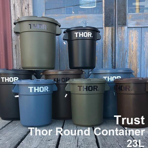 THOR Round Container 23L ソーラウンドコンテナ 23L 全4色 ダストビン ゴミ箱 Trust社 DETAIL