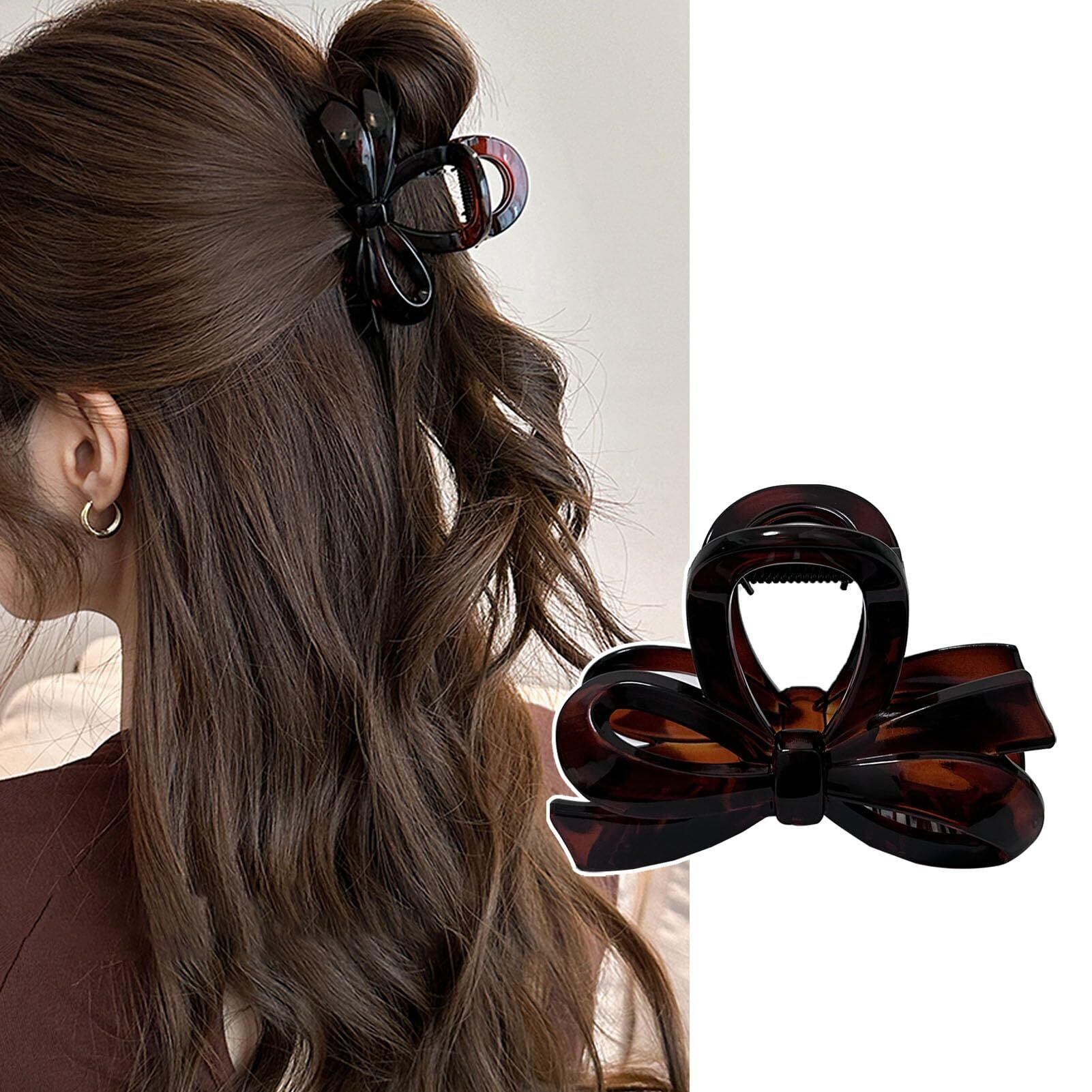 在庫セール】Natunofu ヘアクリップ 小さめ クリップ 髪留め リボン