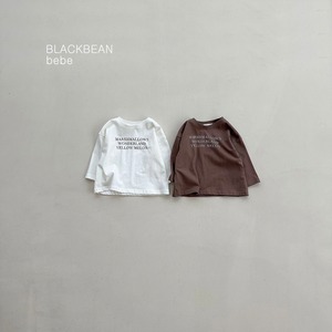 【ノベルティ&送料無料】bebe Basic T-shirt / black bean