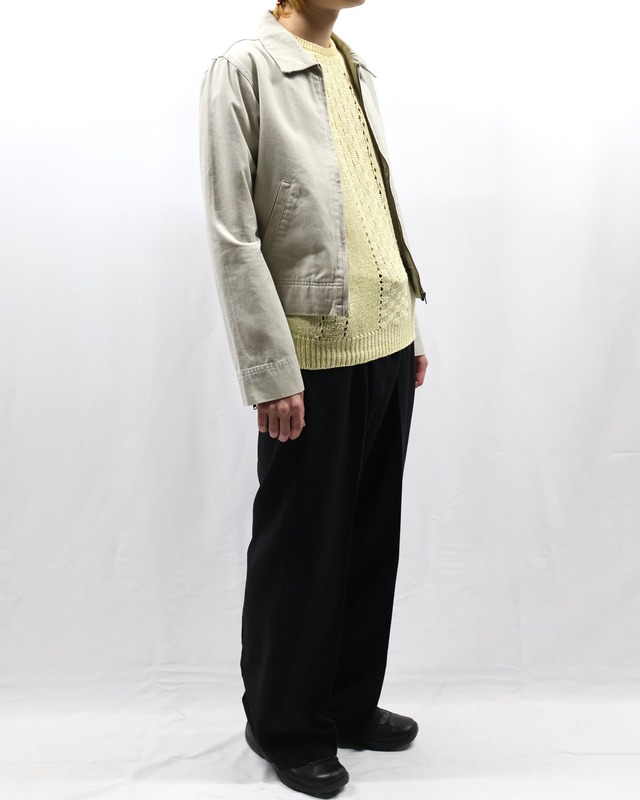 minimal cotton drizzler jacket