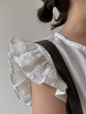 2326 frill tuck blouse / ROA