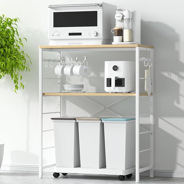 DANT House ラミネート スチールラック キッチン 5段ホワイト DANT House ラミネート スチールラック キッチン 5段ホワイト Amazon