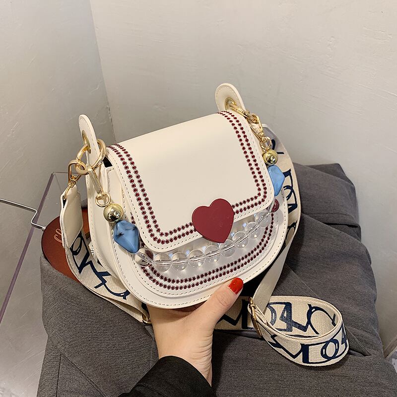 センススモールバッグレディース2020人気新トレンドファッションチェーンワンショルダーメッセンジャーバッグネットレッドワイルドサドルバッグ Tiancai_Wing_Bag4835351