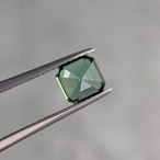 ブルーグリーントルマリン アッシャーカット 6.2x6.2x4.6mm, 1.25ct, ナミビア産